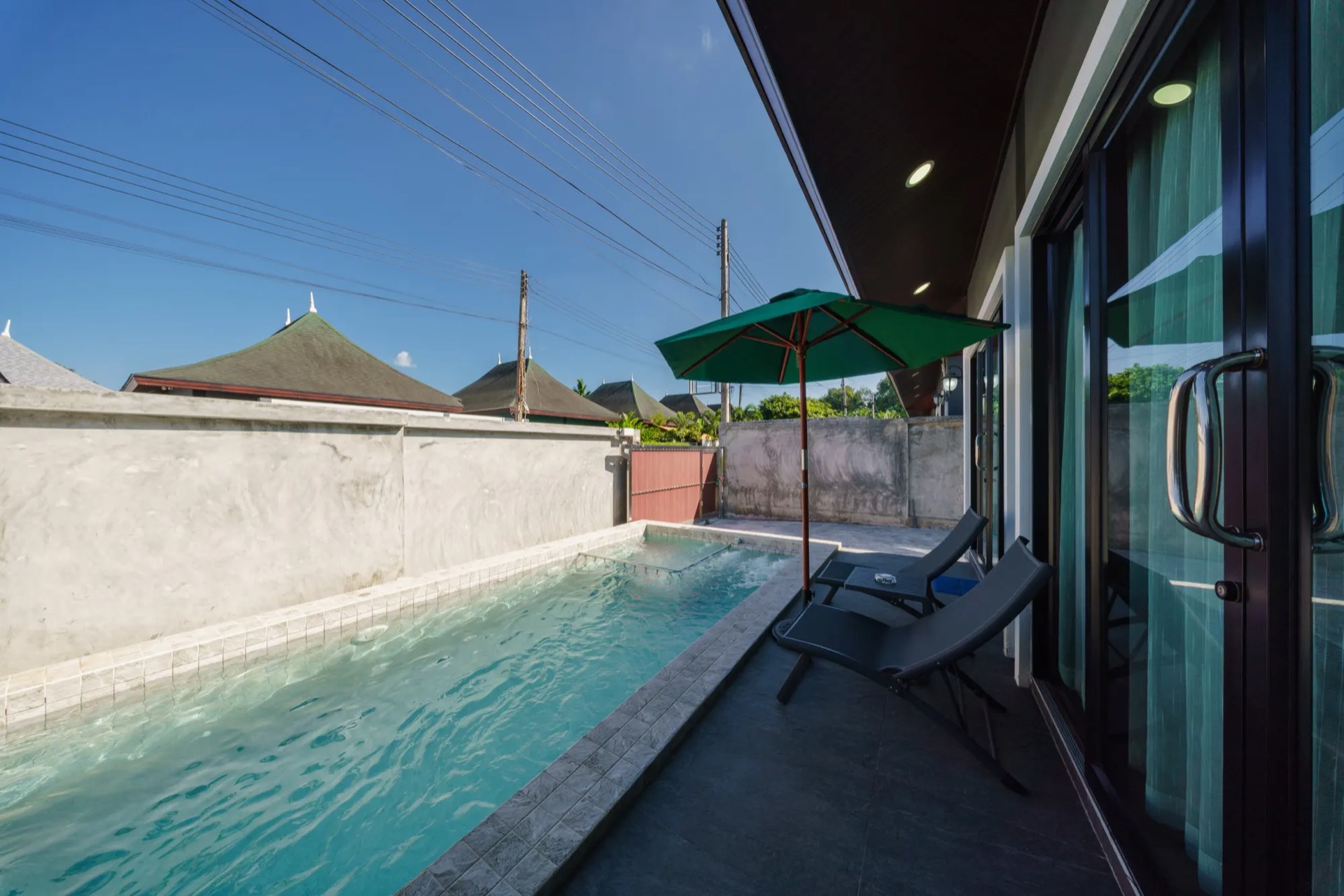 Private pool and terrace at Arterra Haven